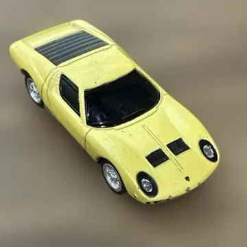 Lamborghini Miura 노랑 컬러 미니카