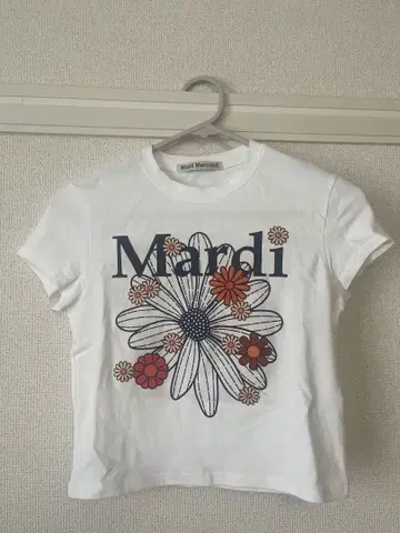 Cropped Tshirt FlowerMardi 크롭 티셔츠 반팔