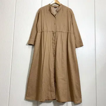 새상품급 저널 스탠다드 린넨 코튼 셔츠 원피스 마 혼방