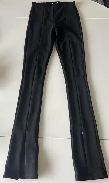 자라 블랙 리브 슬랙스 XS 플레어 팬츠