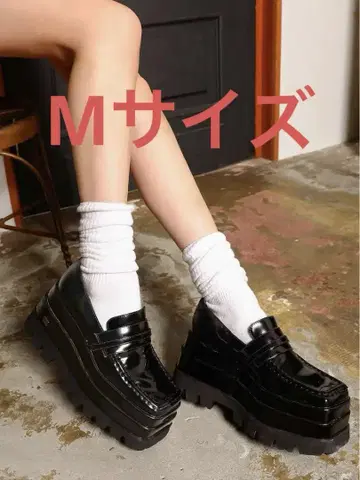 다리치 플랫폼 로퍼 블랙 M