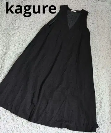 주말 세일 카구레 (kagure) 리오셀 A 라인 점퍼 스커트 블랙
