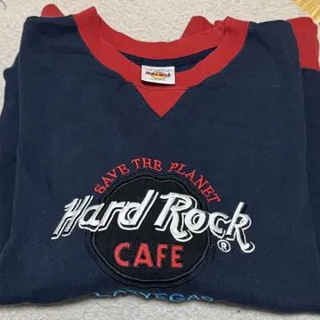 Hard Rock Cafe 트레이닝복 X-LARGE 네이비/레드