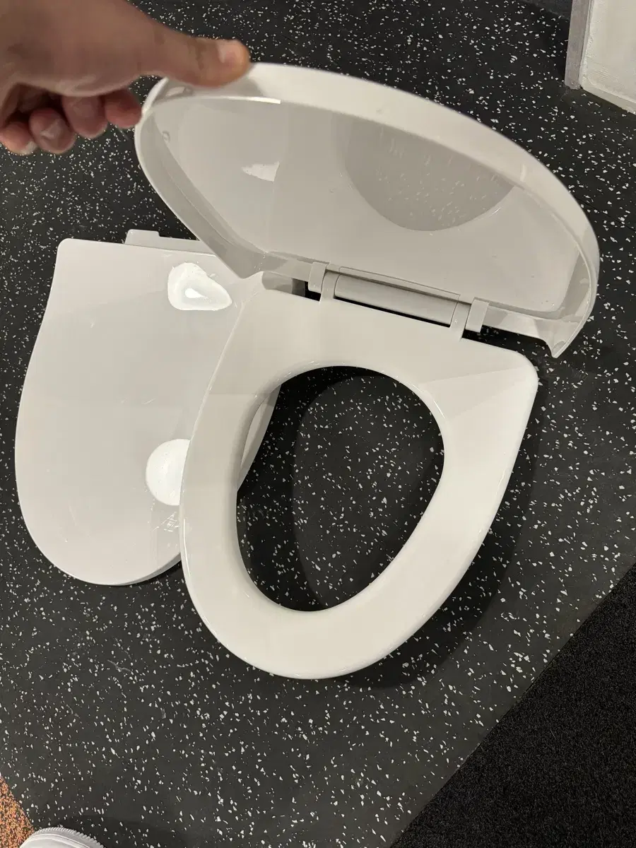 Two new toilet seat covers