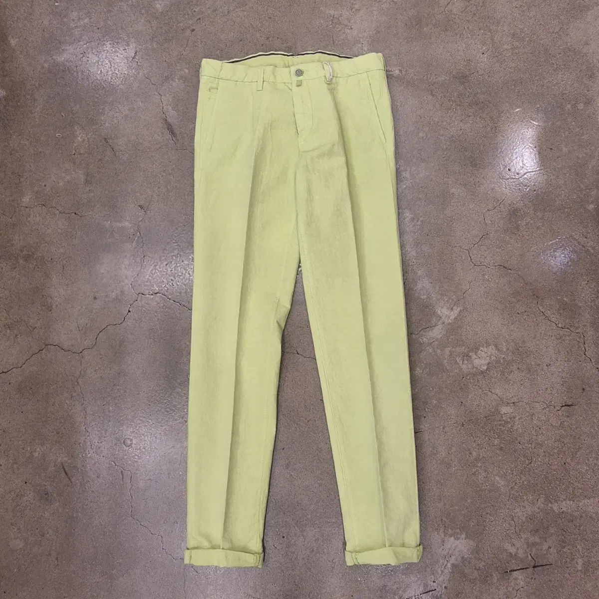 (Unused New Product) Corneliani Linen Cotton yeoreum Pants 50