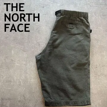 THE NORTH FACE 올리브 그린 숏 팬츠 하프 팬츠 M 남성용