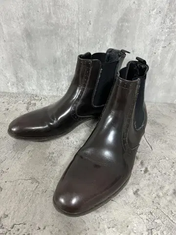AKM contemporary 부츠 브라운 27cm 가죽 천연 가죽