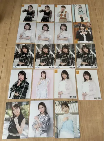SKE48 아오키 리카 브로마이드 19장 세트