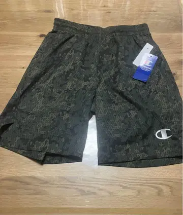 택 포함 미사용 새상품 카모플라 하프 팬츠