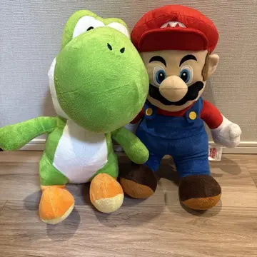 요시와 마리오 봉제 인형 세트