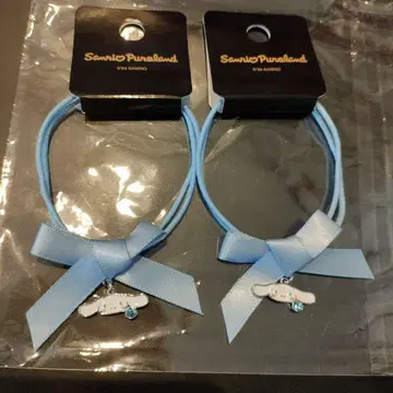 새상품급 시나몬 롤 헤어 밴드 산리오 피오로 랜드 구매 큐빅 포함