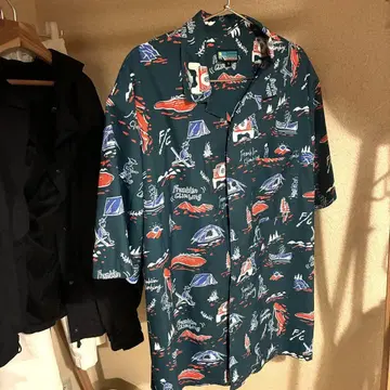 Franklin Climbing GEARWALK 캠핑 패턴 알로하 셔츠