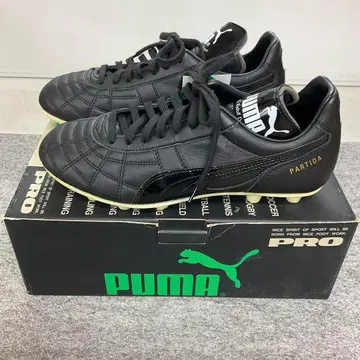 PUMA 푸마 스파이크 축구 스파이크 축구화 남성용 블랙 화이트 레어