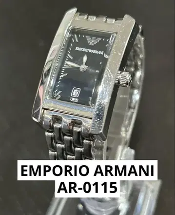 엠포리오 아르마니 AR0115 블랙 다이얼 EMPORIO ARMANI