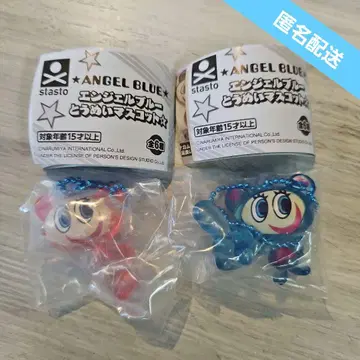 ANGEL BLUE 투명 마스코트 2개 세트
