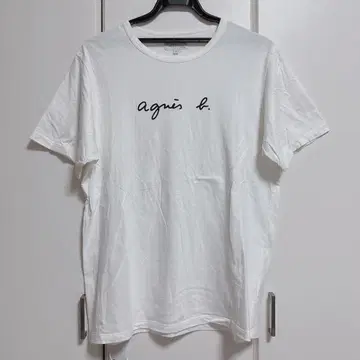 agins b. 화이트 티셔츠 사이즈 3 남성용 여름옷
