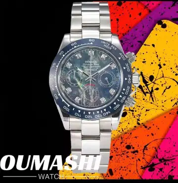 OUMASHI 크로노그래프 손목시계 쿼츠 vk63