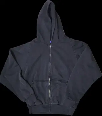 YZY GAP 블랙 지퍼 후드 집업