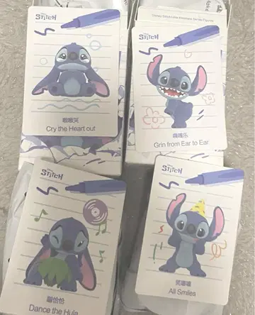popmart 스티치 Stitch Little Emotions 4개
