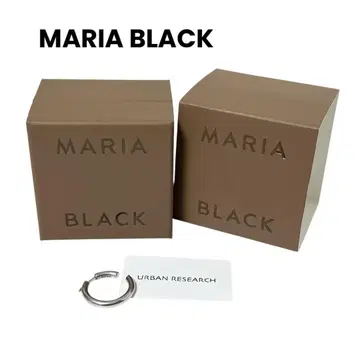 MARIA BLACK 마리아 블랙 귀걸이 실버 Disrupted22