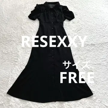 RESEXXY 리젝시 포인트 개더 머메이드 원피스