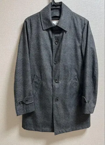 그레이 스텐카라 코트 퀼팅 안감