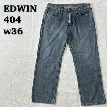 EDWIN 에드윈 404 w36 스트레이트 데님 빅 사이즈
