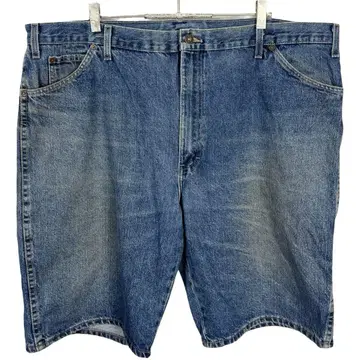 디키즈 남성 데님 하프 팬츠 하의 배기 팬츠 와이드