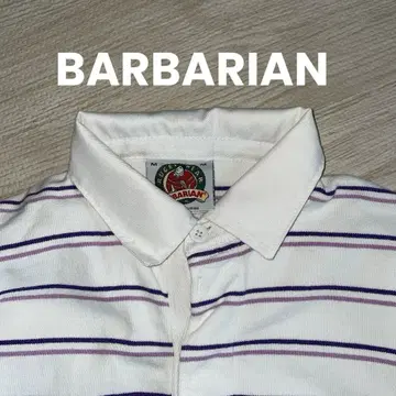BARBARIAN 바바리안 라거 셔츠 피케 셔츠 반팔 캐나다제