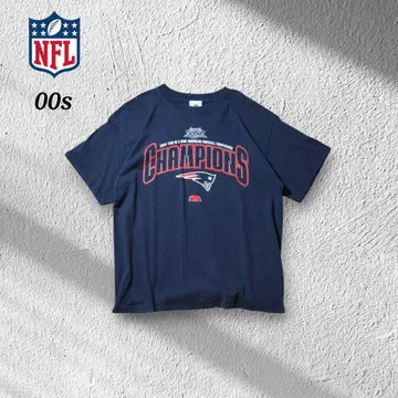 00s NFL 뉴 잉글랜드 패트리어츠 반팔 티셔츠 2004 챔피온 기념