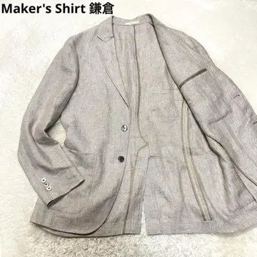 Maker's Shirt 가마쿠라 린넨 100% 테일러드 자켓 L 사이즈
