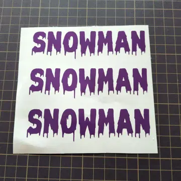 SNOWMAN 커팅 스티커