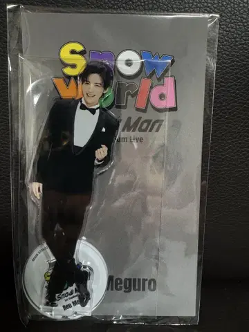 미개봉 새상품 Snow World Meguro 아크릴 스탠드