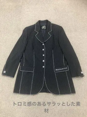 SK COLLECTION 스트라이프 테일러드 자켓