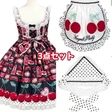 Angelic Pretty 체리 잼 라벨 3개 세트