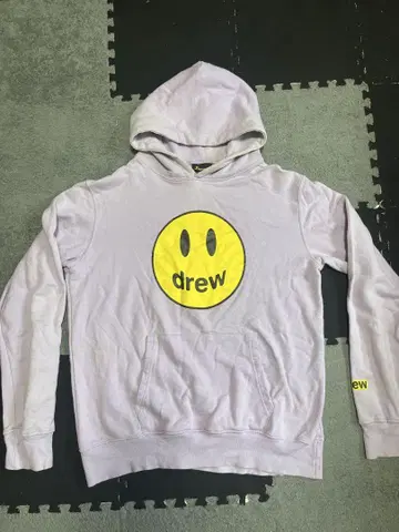 drew house 스마일 페이스 후드티 L 사이즈 연보라