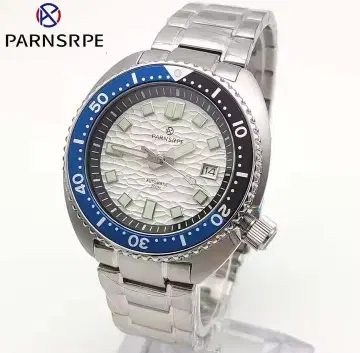 PARNSRPE 자동 시계 실버/파랑/블랙