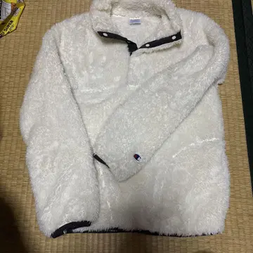 챔피온 플리스 자켓 L 화이트
