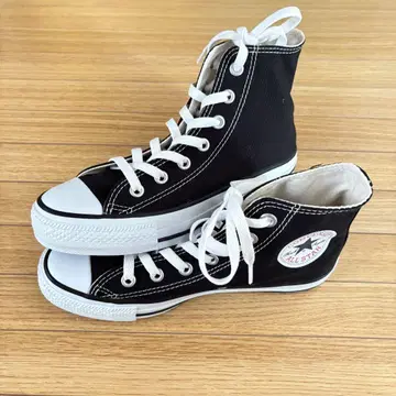 하이컷 블랙 컨버스 23.5cm 새상품