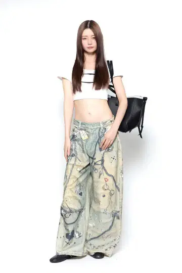 더레드스레드 S 프린트 데님 1 장난감