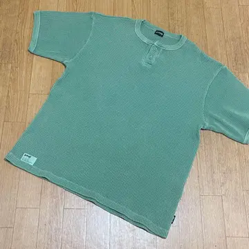 Schott 와플 헨리넥 티셔츠