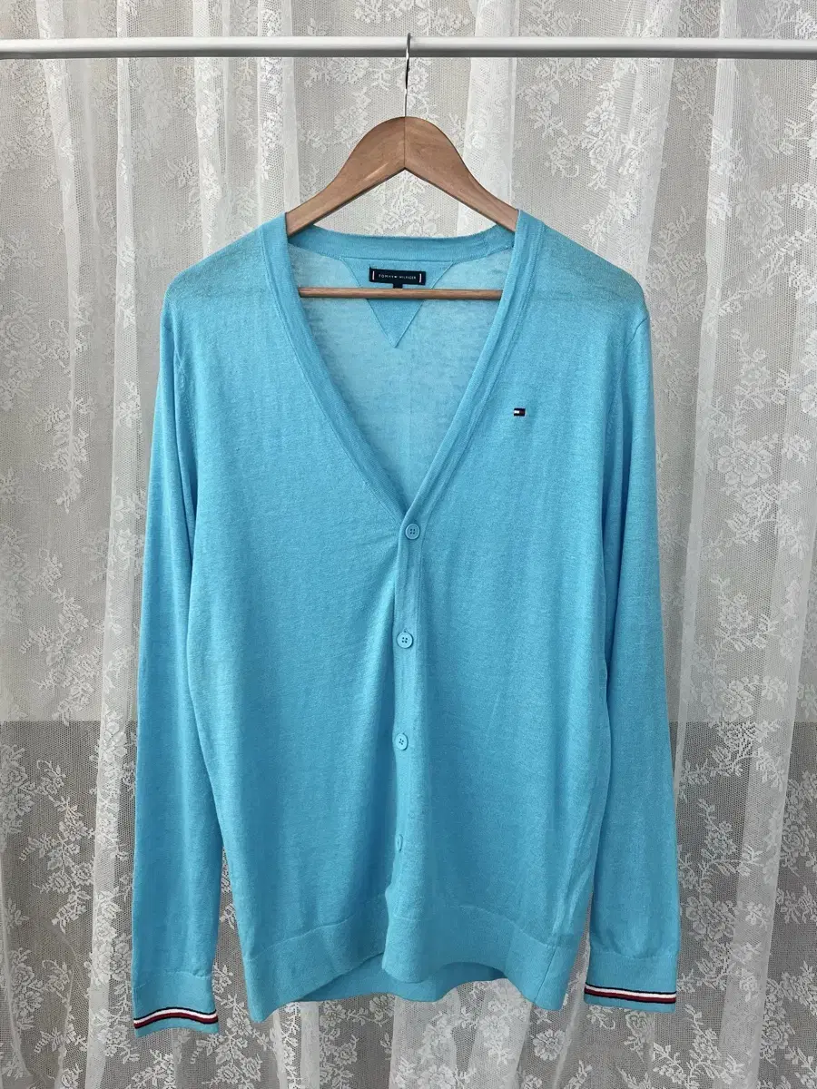 176) Tommy Hilfiger Kids Linen Cardigan