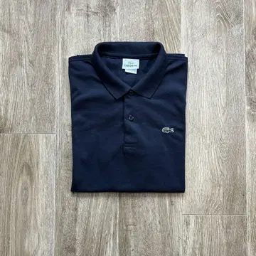 LACOSTE 프랑스제 프레라코 피케 셔츠 사이즈 4 블랙 L