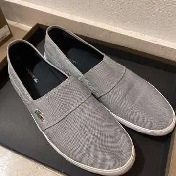 라코스테 그레이 슬립온