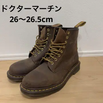 닥터마틴 브라운 가죽 부츠 8홀 26.5cm