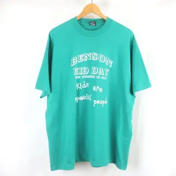 BENSON KID DAY 90s USA제 프린트 와이드 티셔츠