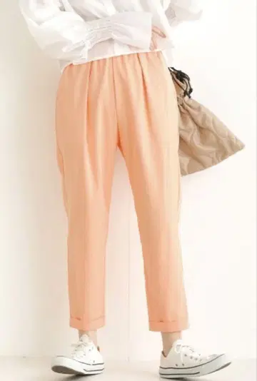 piccin 피칭 허리 개더 팬츠