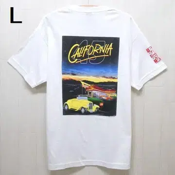 인 앤 아웃 버거 1994 45주년 기념 반팔 티셔츠 L 화이트