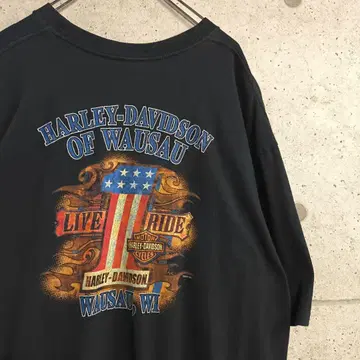 HARLEY-DAVIDSON/USED 프린트 티셔츠/용/드래곤