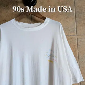 90s USA제 Spritzer 음료 기업 셔츠 싱글 스티치 XL
